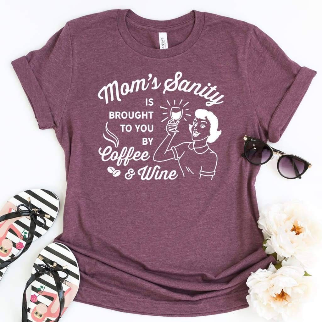 Funny Wine Tshirt for Mom Joyful Moose
